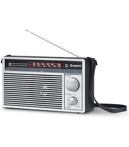 Amazon.co.jp: ADESSO(アデッソ) ラジオ AM FM レトロ デザイン